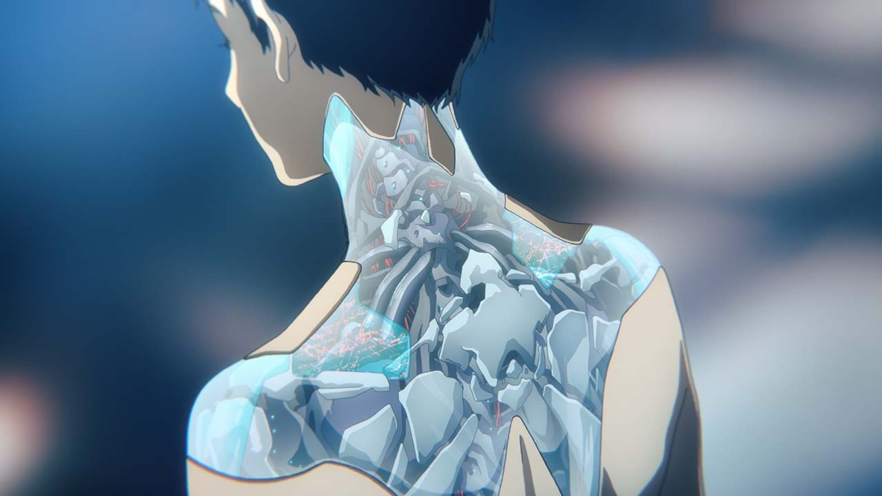 TVアニメ「機動戦士ガンダム 水星の魔女」の「PROLOGUE」場面カット。