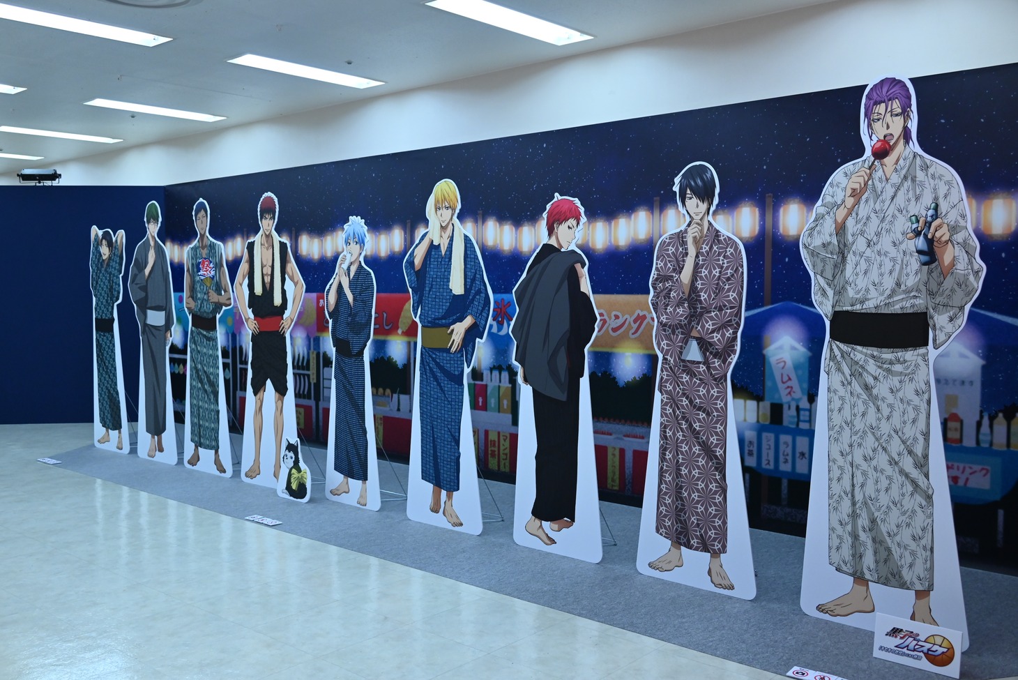 「黒子のバスケ 10th anniversary PARTY!」のギャラリーコーナーより。