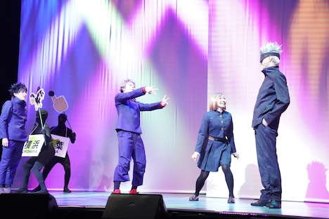 舞台「呪術廻戦」公開ゲネプロの様子。