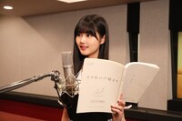 原菜乃華のアフレコの様子。