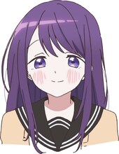 久保渚咲（CV：花澤香菜）。春賀北高校一年。才色兼備の“ヒロイン級”美少女。学校で唯一、白石をすぐに見つけられる稀有な存在。彼に好奇心を抱き、よくちょっかいをかけにやってくるが、その感情の正体に本人はまだ気付いていない。料理が苦手。