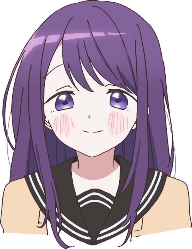 久保渚咲（CV：花澤香菜）
春賀北高校一年。才色兼備の“ヒロイン級”美少女。学校で唯一、白石をすぐに見つけられる稀有な存在。彼に好奇心を抱き、よくちょっかいをかけにやってくるが、その感情の正体に本人はまだ気付いていない。料理が苦手。