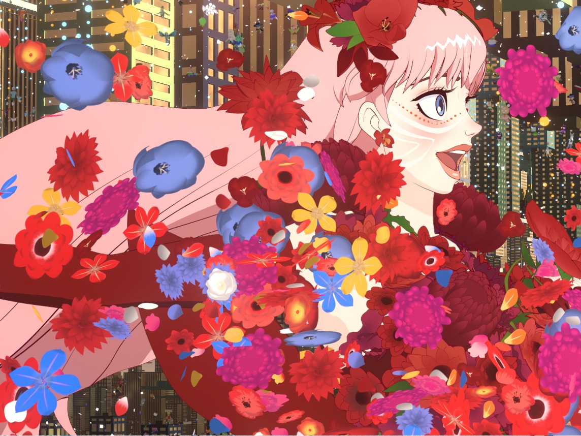 アニメ映画「竜とそばかすの姫」より。