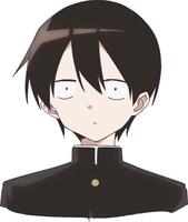 白石純太（CV：河西健吾）
春賀北高校一年。隣にいても気付かれない存在感ゼロの“モブ”男子だが、だからといって何とも思っていないし、変化をあきらめている。人と話す機会が少ないため、話しかけられると挙動不審になってしまいがち。漫画とハンバーグが大好き。