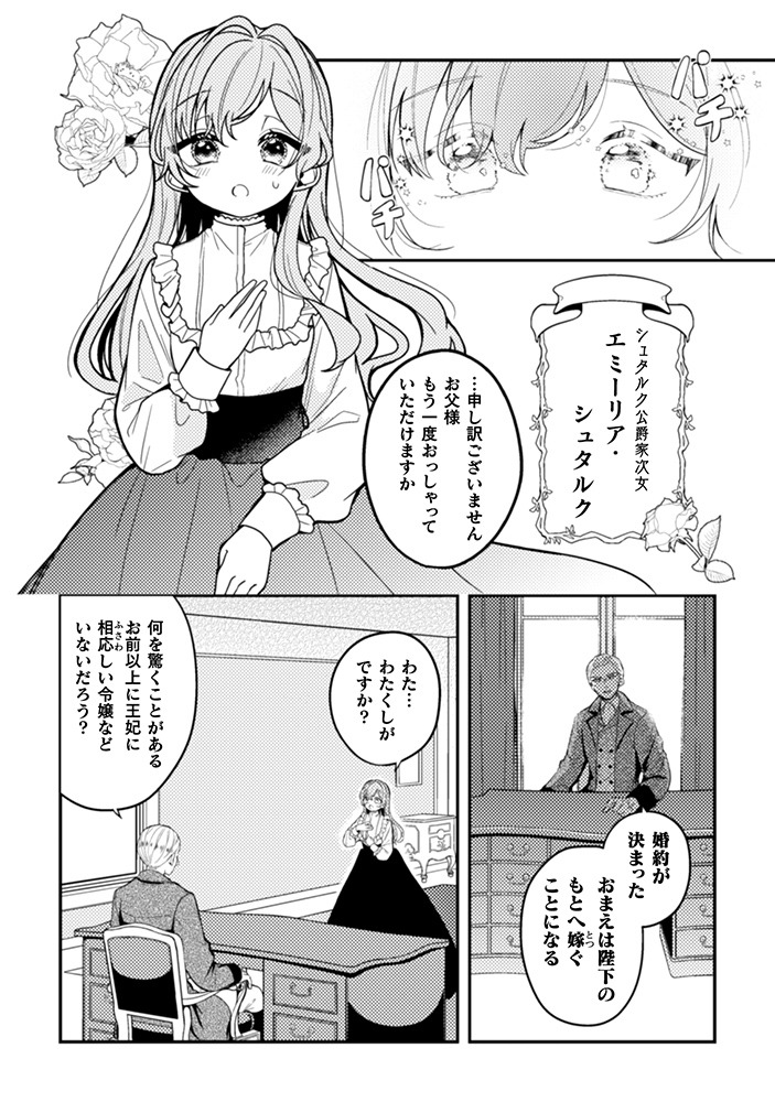 「わたくし、 恋愛結婚がしたいんです。 カタブツ陛下の攻略法」より。