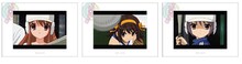アニメ「涼宮ハルヒの憂鬱」場面写展のイメージ。