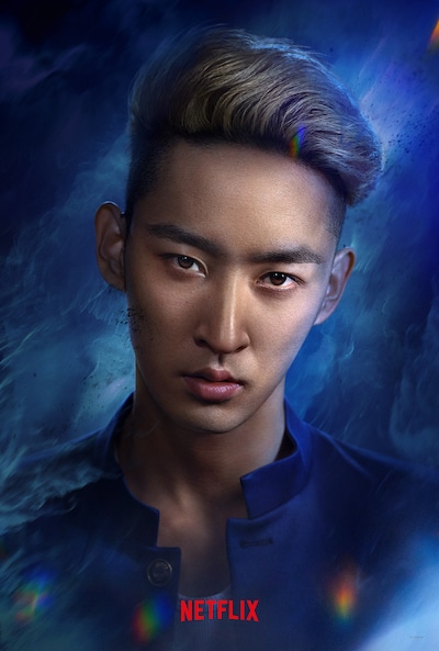 上杉柊平扮する桑原和真のキャラクターアート。