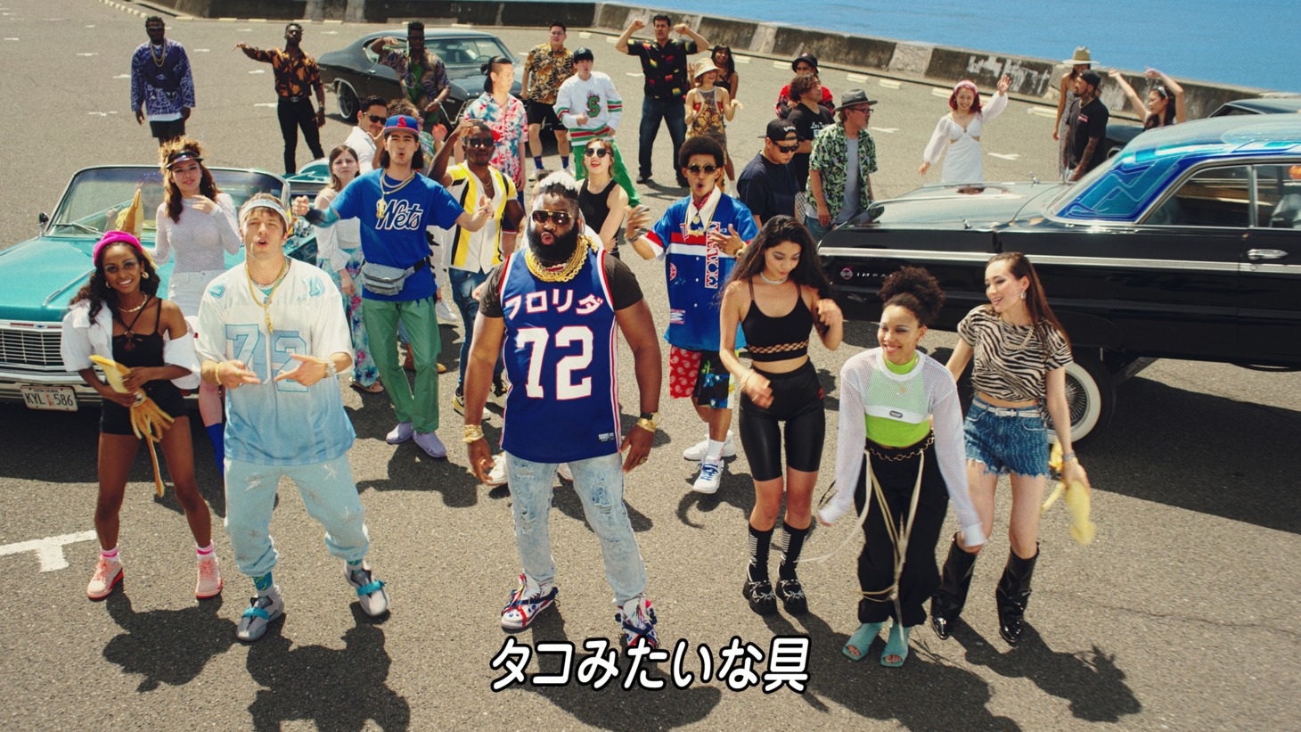 CM「サザエさんと海ラップ篇」より。