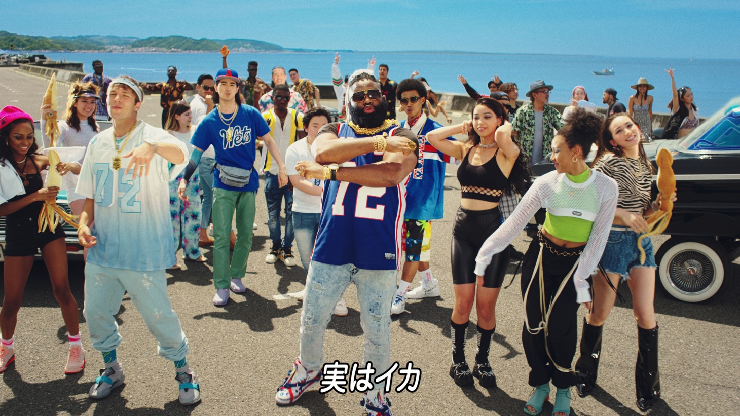 CM「サザエさんと海ラップ篇」より。