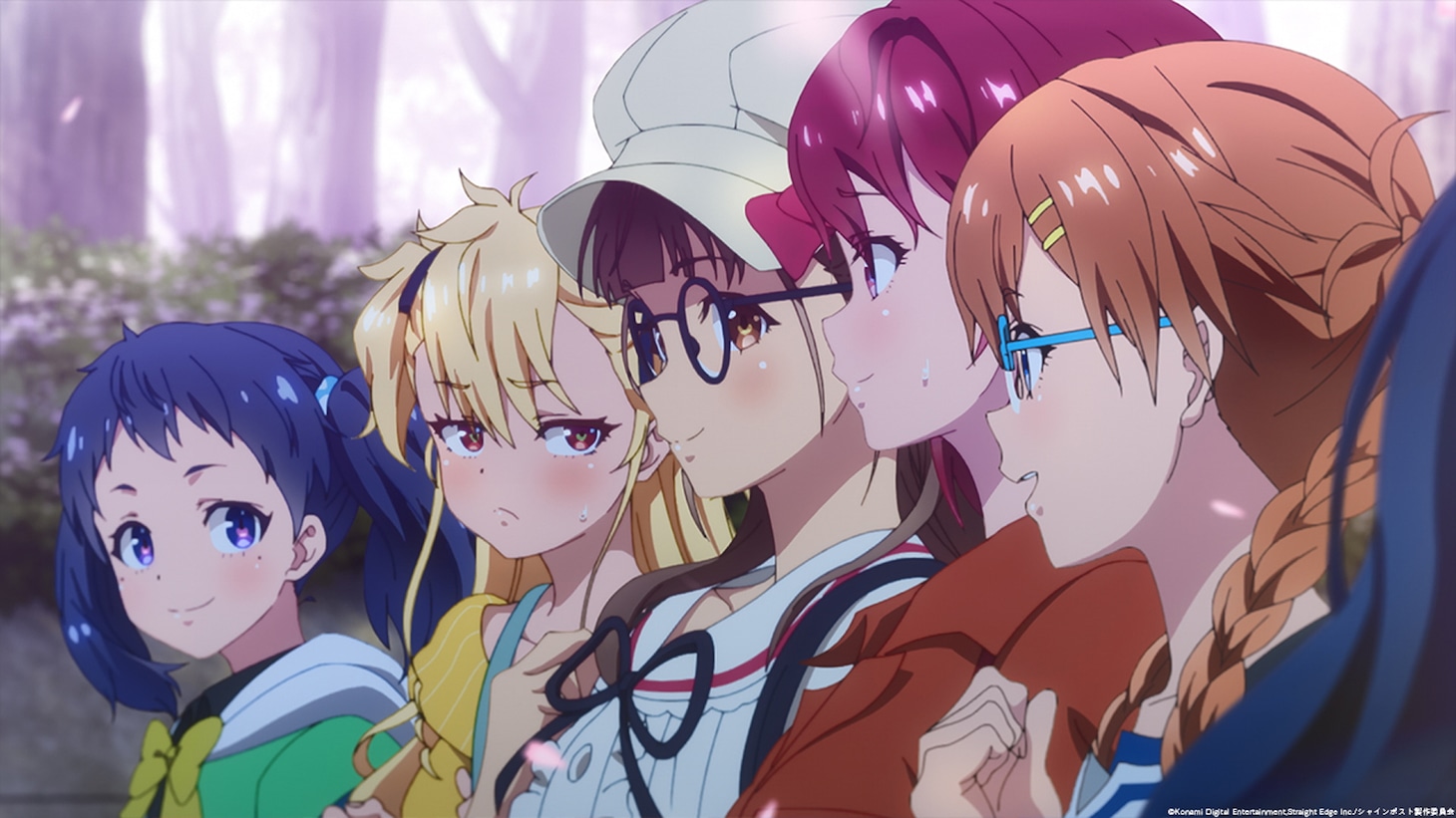 TVアニメ「シャインポスト」ノンクレジットオープニング映像より。