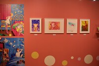 「ご近所物語」に関する展示エリア。 (c)矢沢漫画制作所/集英社