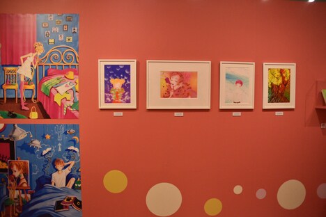 「ご近所物語」に関する展示エリア。 (c)矢沢漫画制作所/集英社