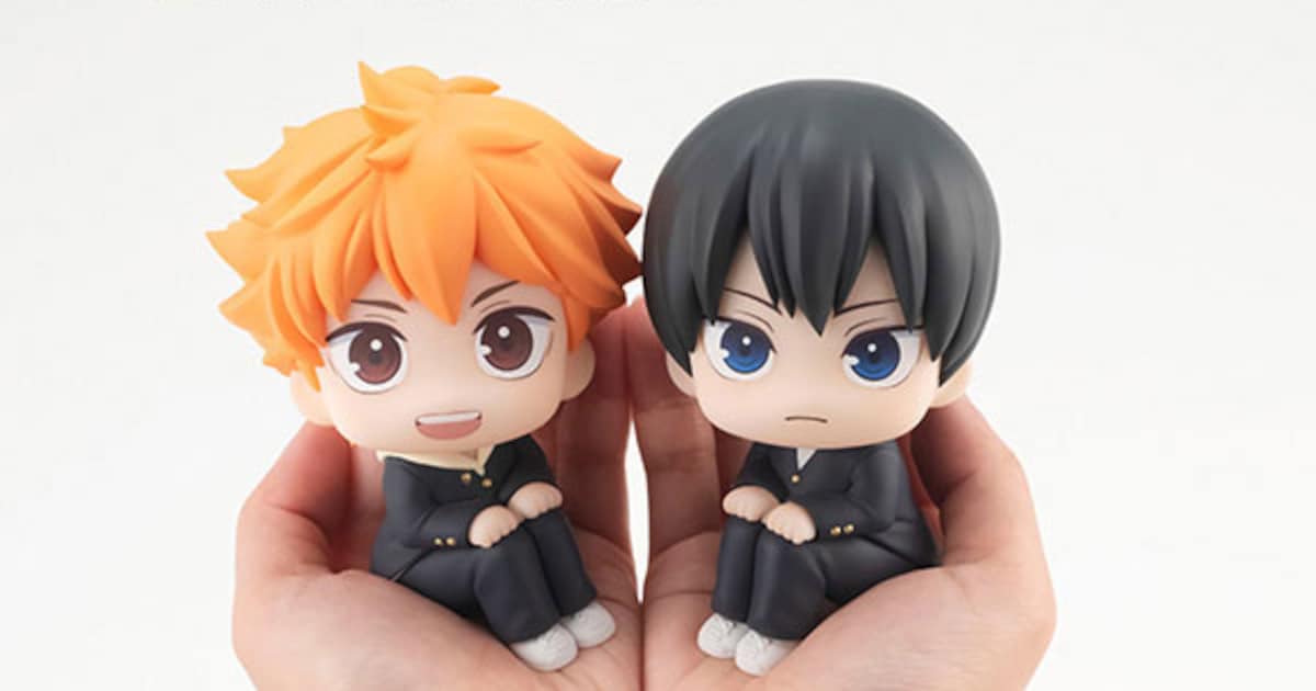 ハイキュー!!」日向と影山のるかっぷフィギュア、座布団付き2体セット 