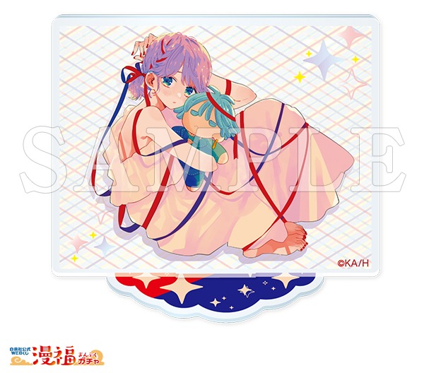 「顔だけじゃ好きになりませんガチャ」のグッズ。(c)安斎かりん／白泉社