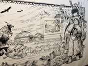 ところざわサクラタウンで展示された作品。