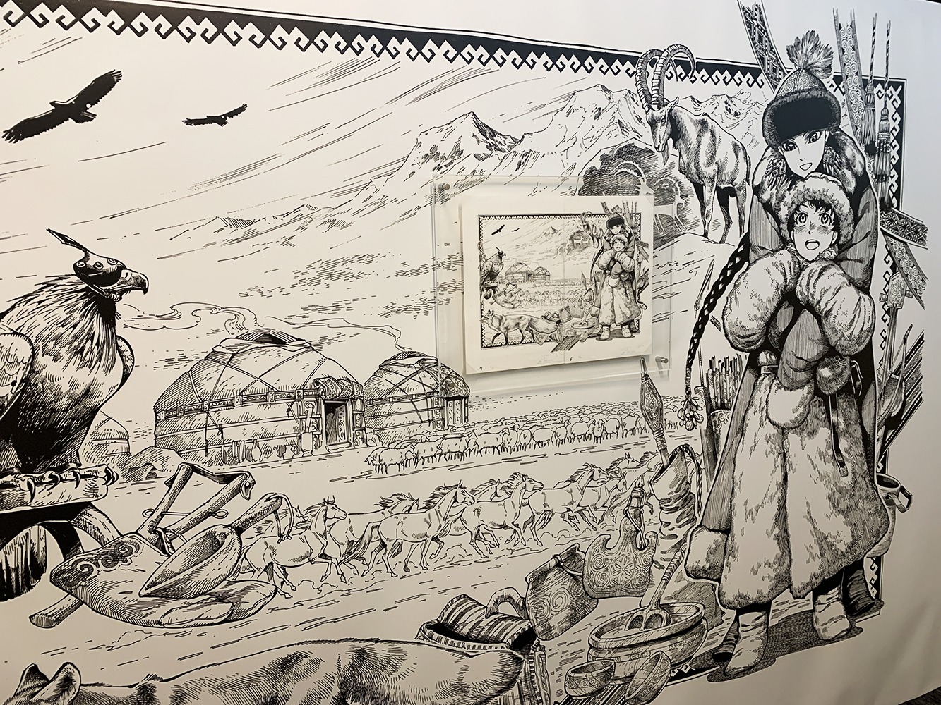 ところざわサクラタウンで展示された作品。