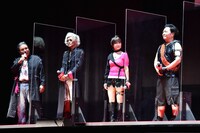 左から宝亀克寿、矢尾一樹、大谷育江、山口勝平。