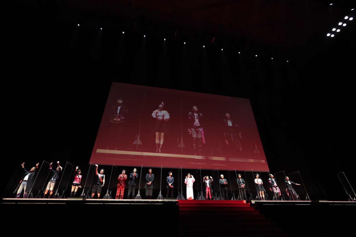 映画「ONE PIECE FILM RED」ワールドプレミアより、登壇者一同。