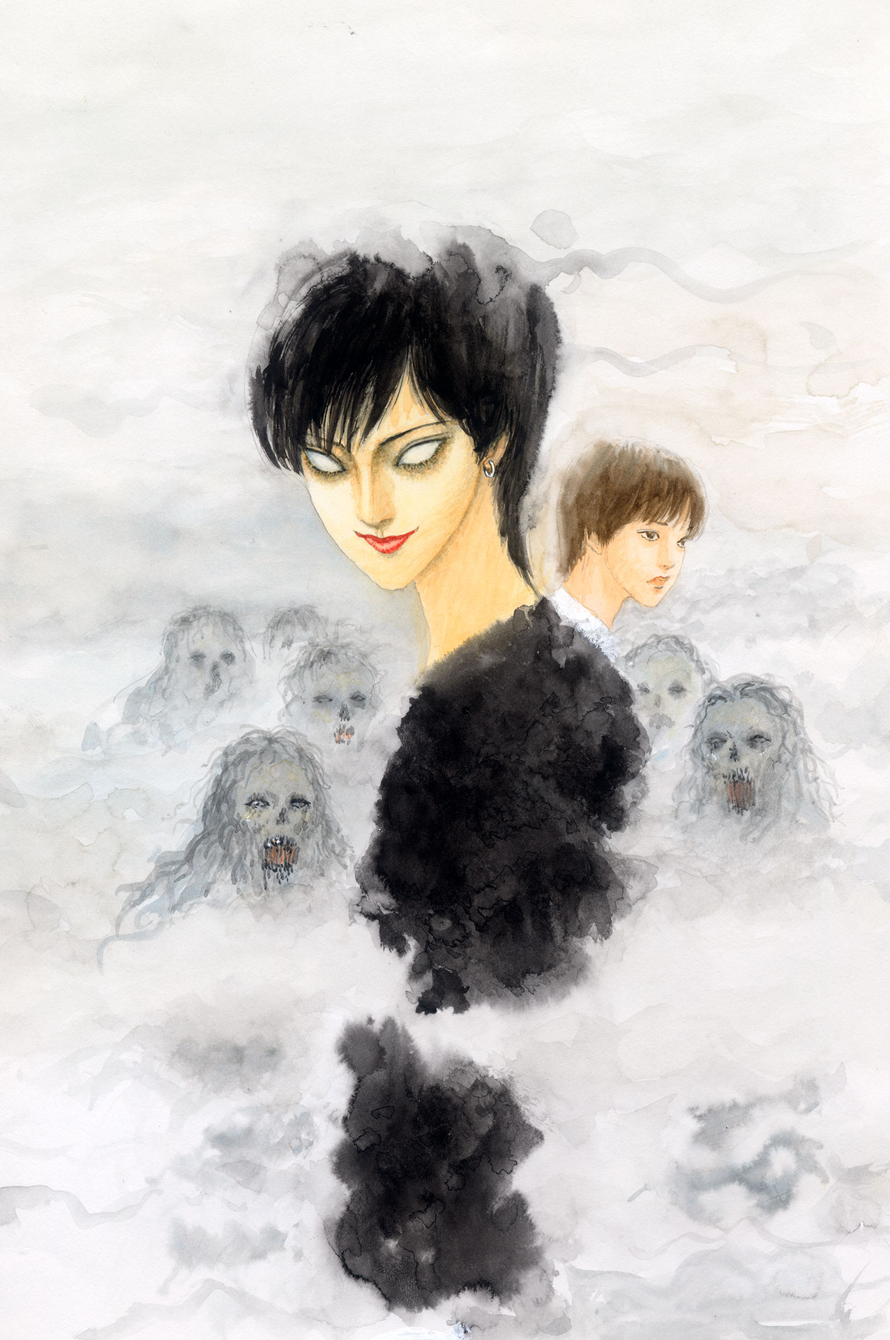 「死びとの恋わずらい-完全版」のイラスト。