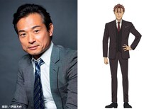 左がてらそままさき、右が伴鳳扇。 (c)DMM・TROYCA／忍の一時製作委員会