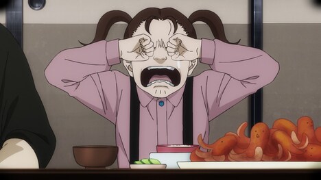 金田朋子演じるみさ子。(c) ジェイアイ/朝日新聞出版・伊藤潤二『マニアック』製作委員会