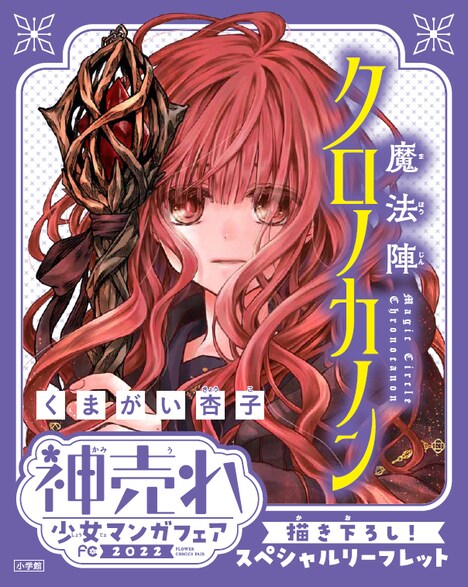 「魔法陣クロノカノン」の描き下ろしリーフレット。