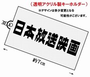 アクリルキーホルダーのサンプル画像。
