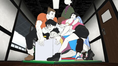 アニメ「四畳半タイムマシンブルース」本予告より。