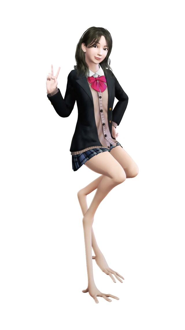 フラミンゴ塚フラ美（CV：上國料萌衣）(c)2022 カメの甲羅はあばら骨製作委員会 (c)川崎悟司 / SB クリエイティブ