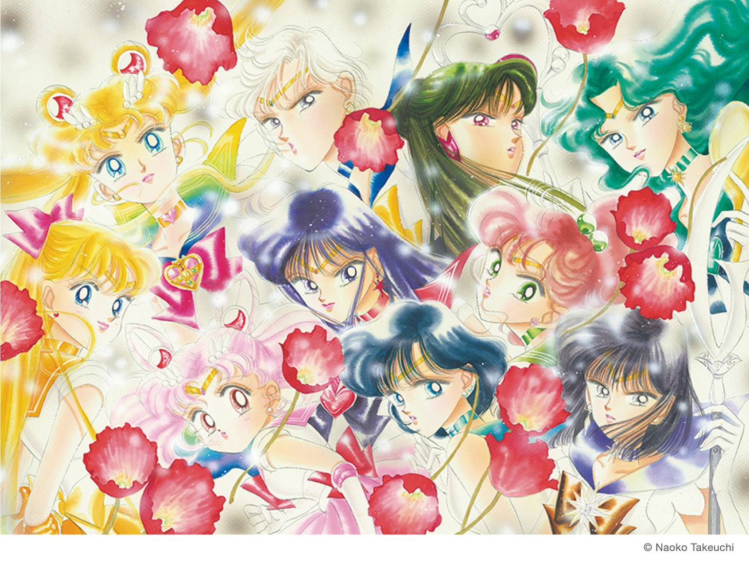 「美少女戦士セーラームーン ミュージアム」Vol.2展示原画。