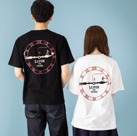 「カリオストロの城 半袖Tシャツ 時計」の着用イメージ。