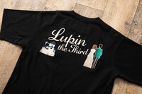 「カリオストロの城 半袖Tシャツ 銭形」の背面。