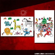 「明のイラストミニステッカー」