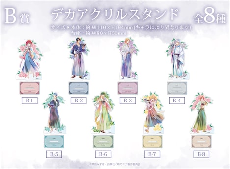 B賞のデカアクリルスタンド。