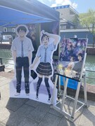 7月17日に石川県七尾市で行われた「七尾港まつり」の様子。 (c)オジロマコト・小学館/アニメ「君ソム」製作委員会