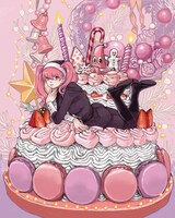 北条志乃のイラスト。