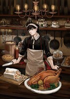 古平鉄平のイラスト。