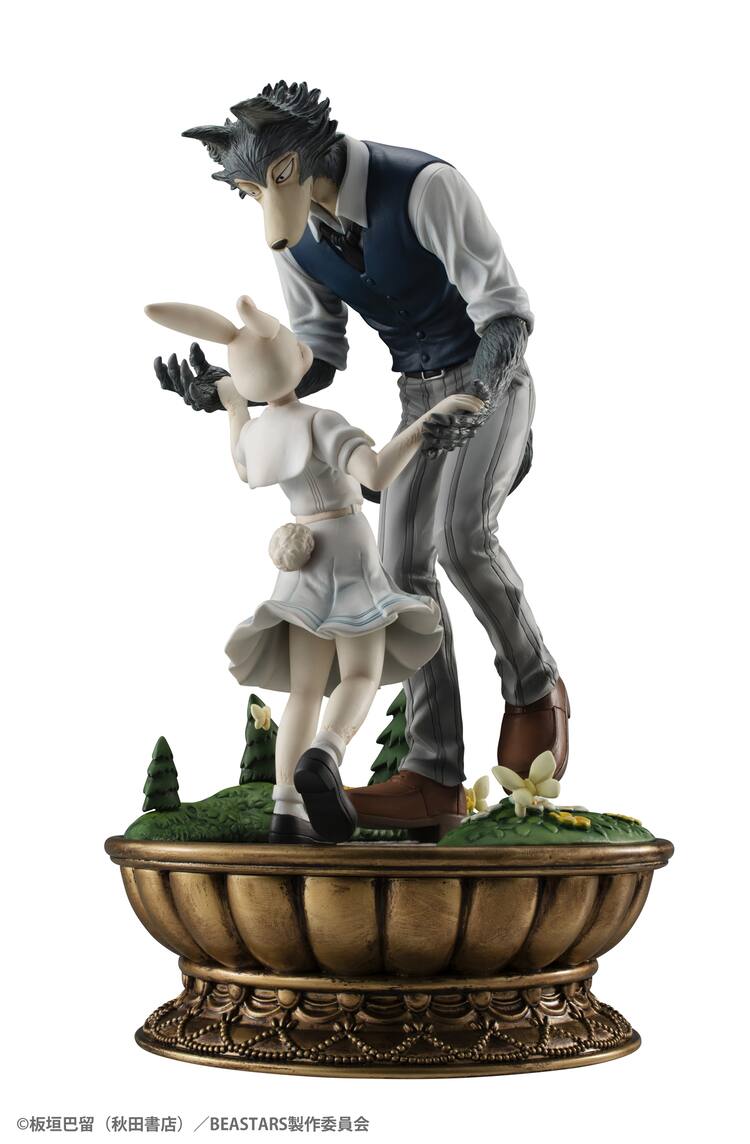 レゴシとハルが軽やかにダンス、「BEASTARS」幸福感あふれるフィギュア 