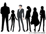薙のキャラクタービジュアルと、婚礼調度のメンバーのシルエット。