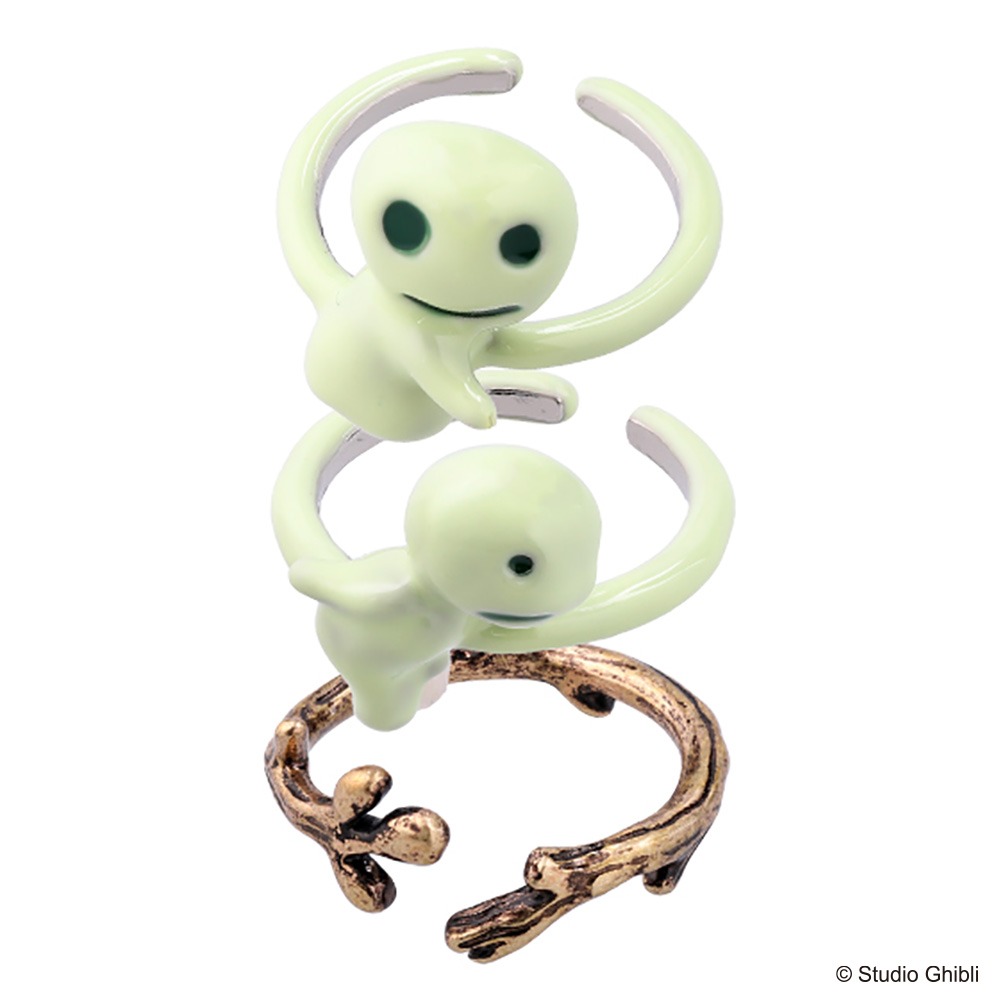 「もののけ姫 3連リング コダマ」