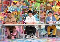 左からケンドーコバヤシ川島明（麒麟）、向清太朗（天津）。(c)テレビ朝日