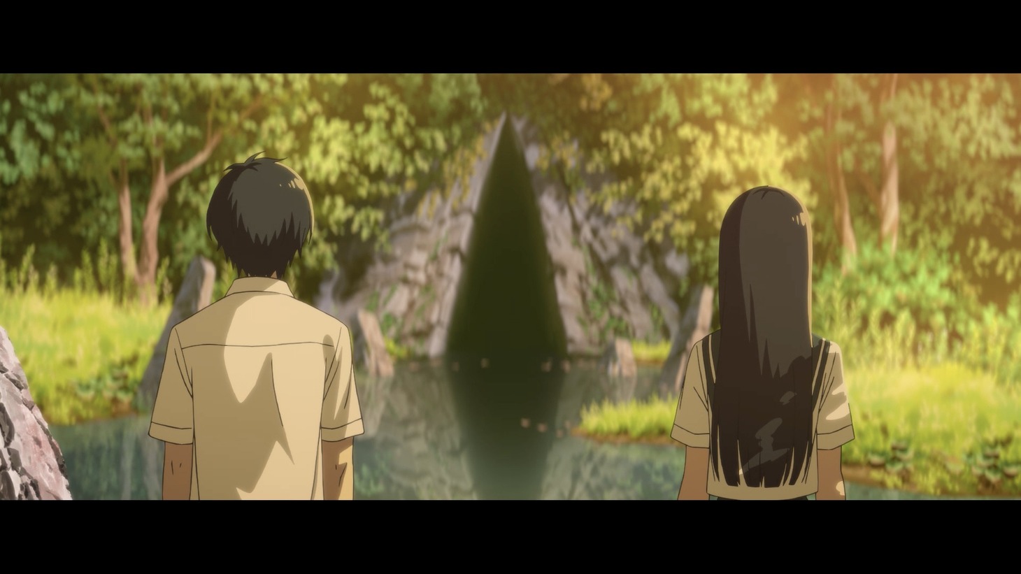 劇場アニメ「夏へのトンネル、さよならの出口」の場面カット。