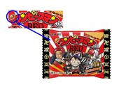 「ワンピースマンチョコRED」のレアパッケージの詳細。