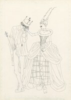 「いかさま海亀のスープ」より彩色前ペン画（1995）(c)Maki Kusumoto