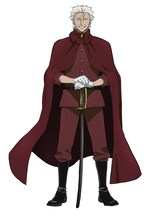 福地桜痴（CV：大塚明夫）。福地桜痴（CV：大塚明夫）。軍警最強の特殊部隊「猟犬」の隊長。世界の屋台骨が吹き飛びかねないほどの大災厄を幾度も解決し、その活躍が映画化されている“生ける伝説”。日頃の豪胆でおどけた振る舞いとはうらはらに、国に仇なす凶悪犯を捕えることに対しては絶対的な信念を持つ。幼なじみの福沢諭吉からは「源一郎」と呼ばれている。能力名：鏡獅子。