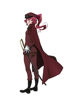 大倉燁子（CV：小市眞琴）。「猟犬」の副長。幼い外見からは思いもよらないサディスティックな発言が多く、その鋼鞭は悪魔すら泣いてひれ伏すほどだと畏れられる。また一方で、肩車をされて機嫌が直るという子供のような一面も。一人称は「儂」。能力名：魂の喘ぎ。