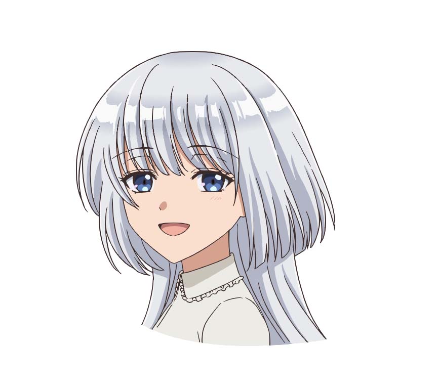 ウィステリア（CV：竹達彩奈）。奴隷のように扱われていた、孤独な銀髪の少女。生まれつき悪魔を見ることができた。大悪魔・マルバスと出会い、夜な夜なウィステリアのもとへ訪れる彼の話し相手となる。その後、マルバスの力により自由の身を手に入れるが、その対価として……。(c)星野真・小学館/「ノケモノたちの夜」製作委員会