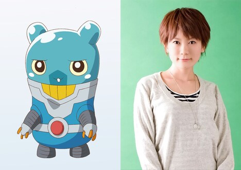 左がエスピモン、右が小林由美子。