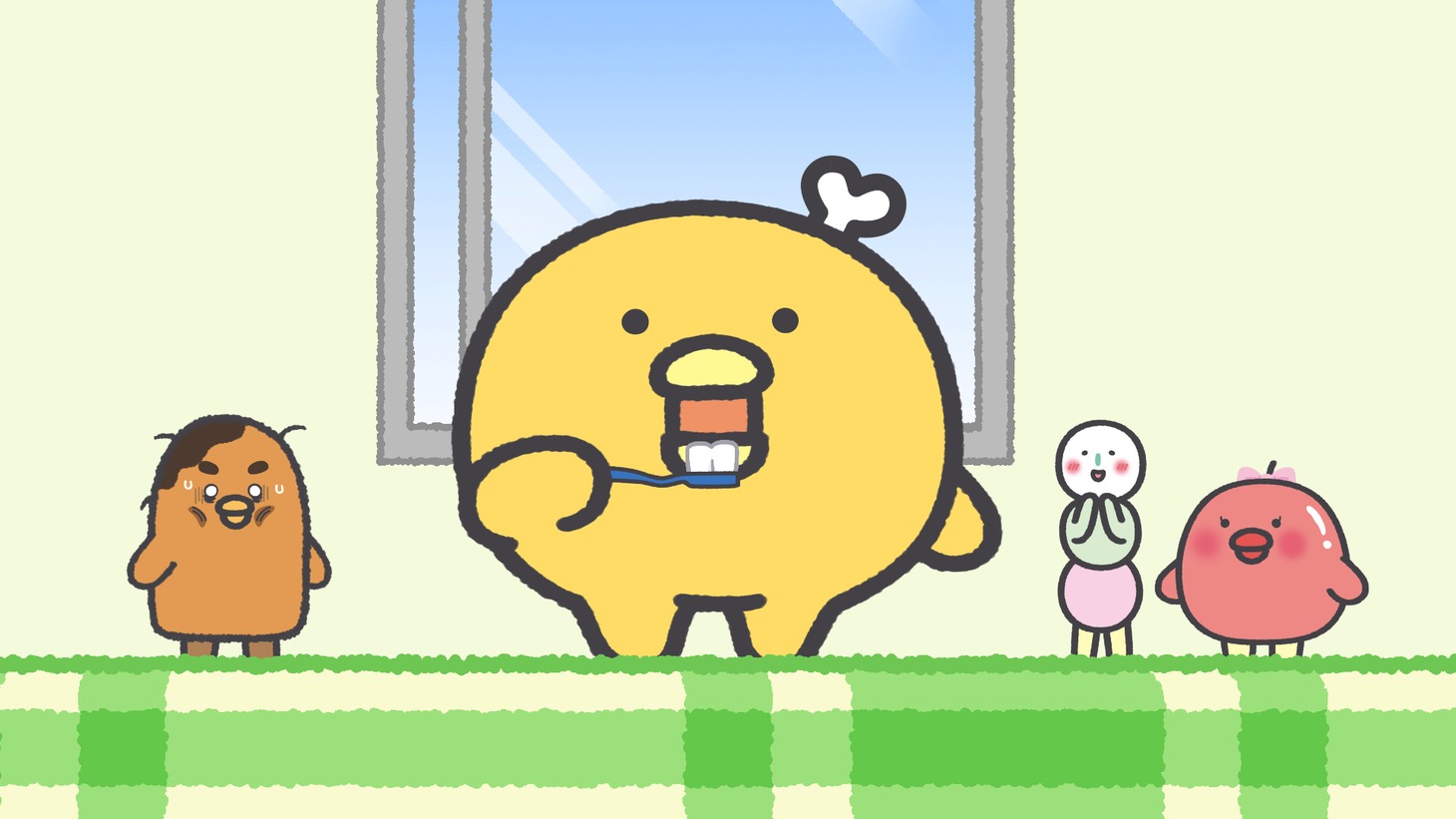 第3話「はみがきでゴシゴシ」より。