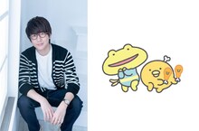 左から花江夏樹、スキップガエル先生、ほねチキン。